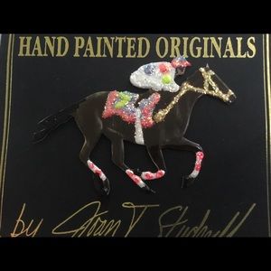 Kentucky Derby pin by Kentucky Artist